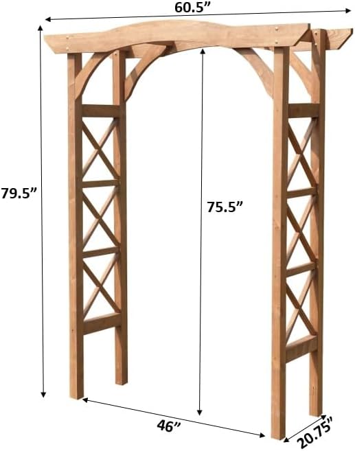 Decorative Garden Vine Wedding Arbor Trellis