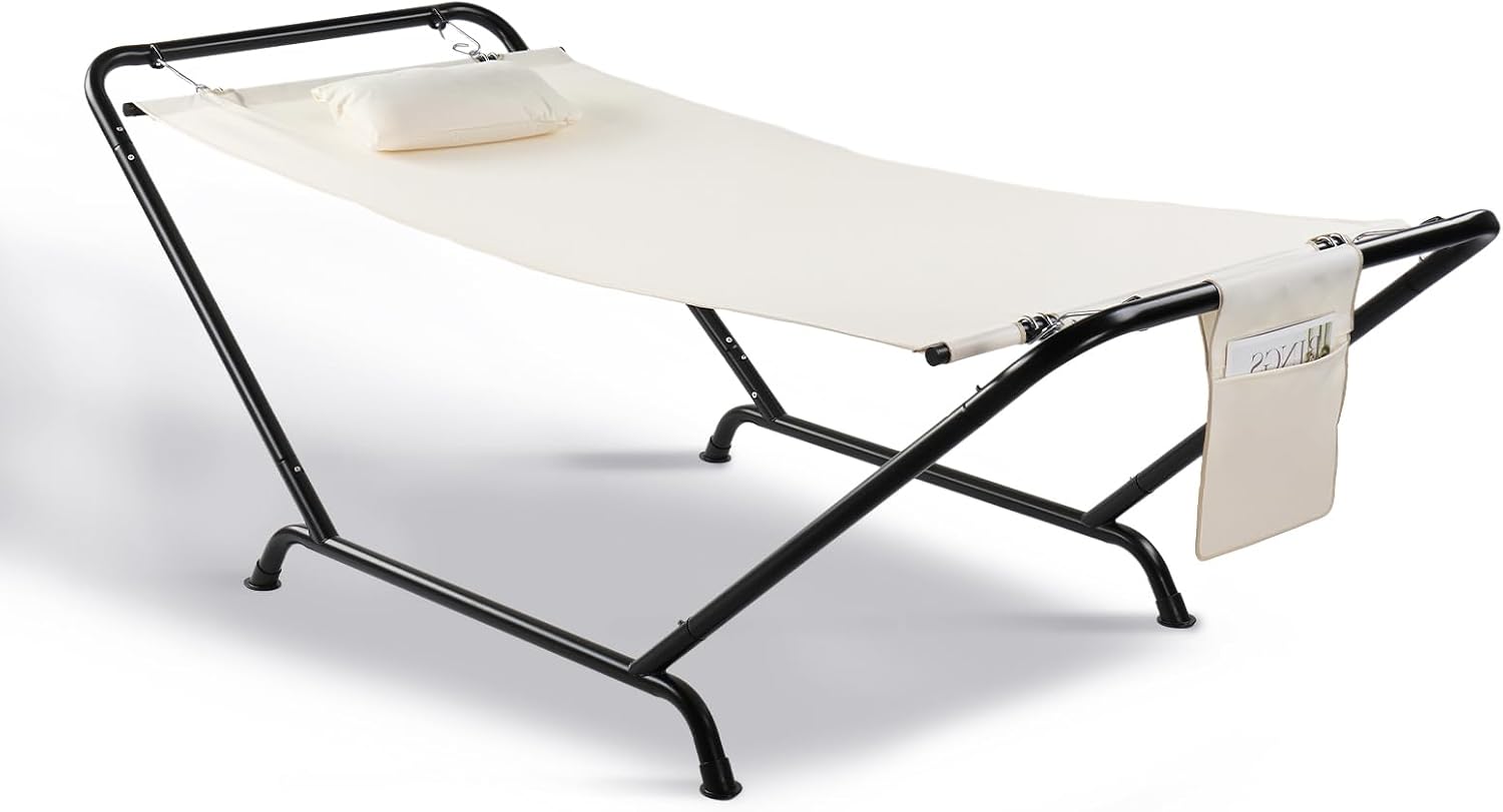 Heavy Duty Double Hammock Stand Set