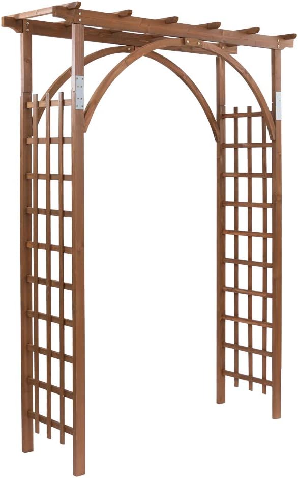 Wood Garden Wedding Vine Arch Trellis