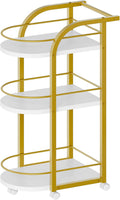 3-Tier Rolling Serving Bar Cart