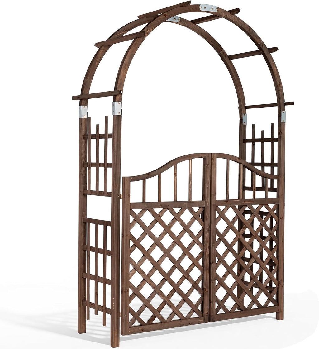 Fir Wood Lattice Garden Wedding Arbor