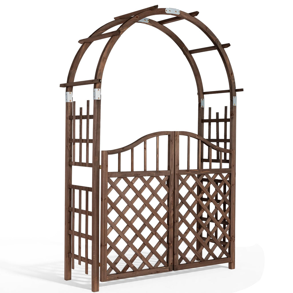 Fir Wood Lattice Garden Wedding Arbor