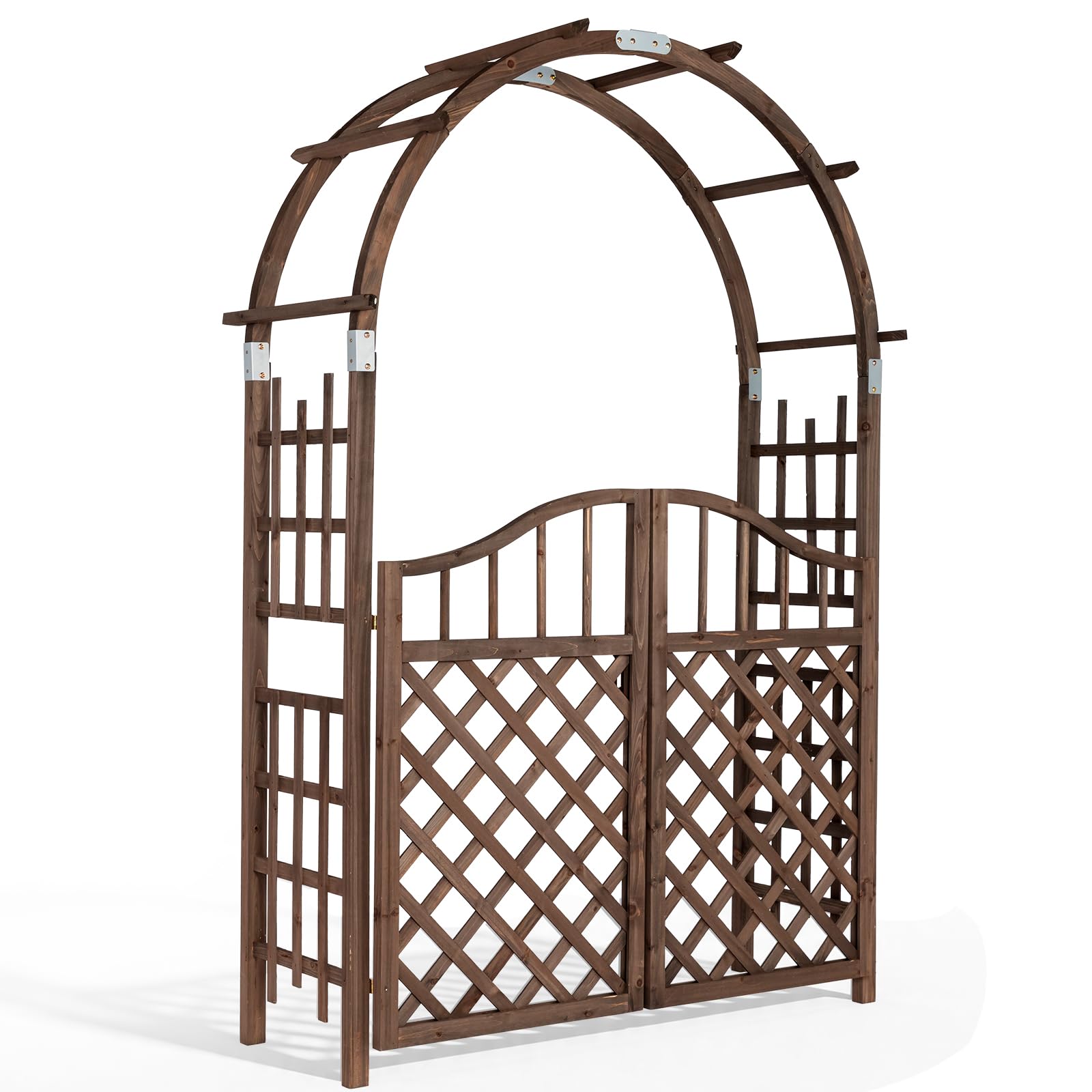 Fir Wood Lattice Garden Wedding Arbor