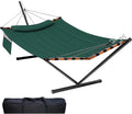 Two Person Hardwood Hammock Stand Set