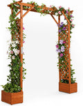 Wood Garden Arbor Planter Wedding Trellis