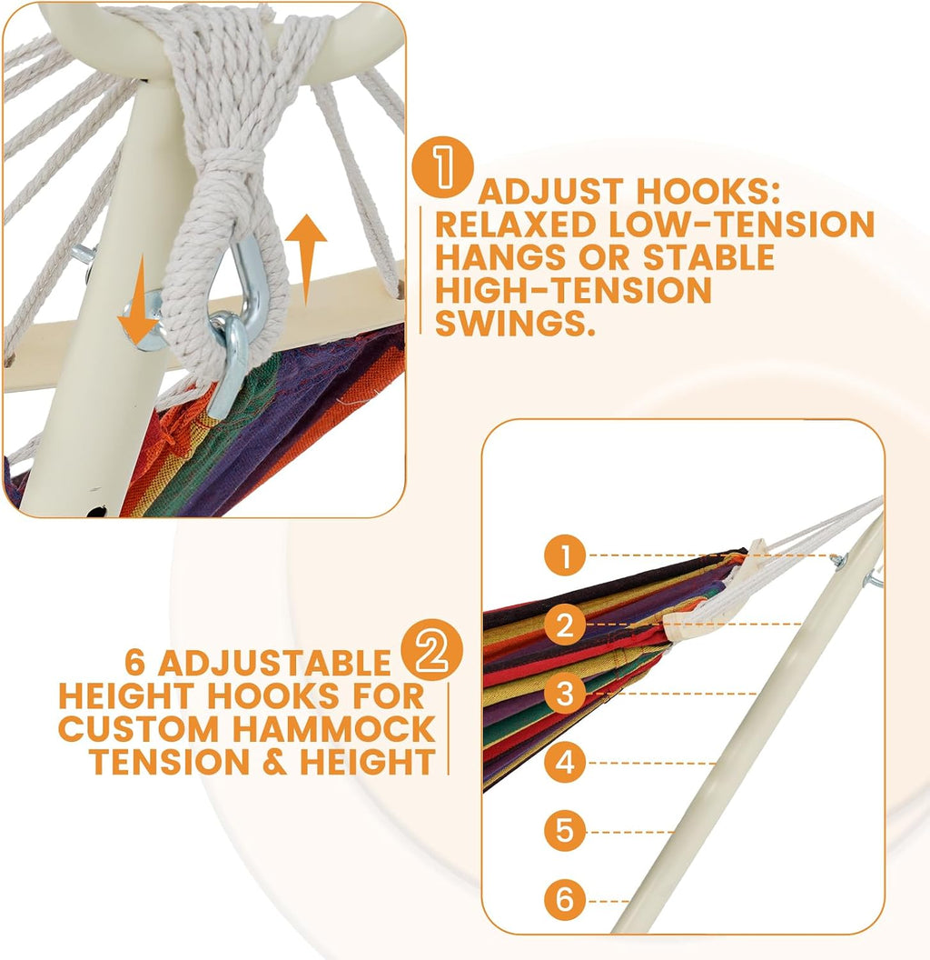 Double Hammock Stand Pillow Carry Bag