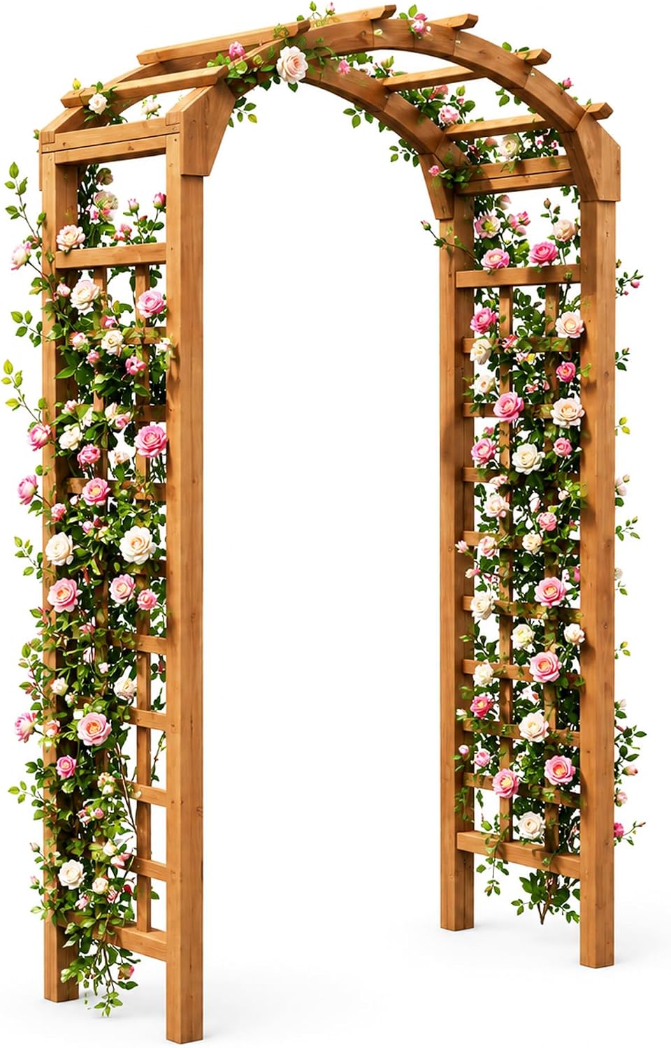 Solid Fir Wood Wedding Garden Plant Arbor