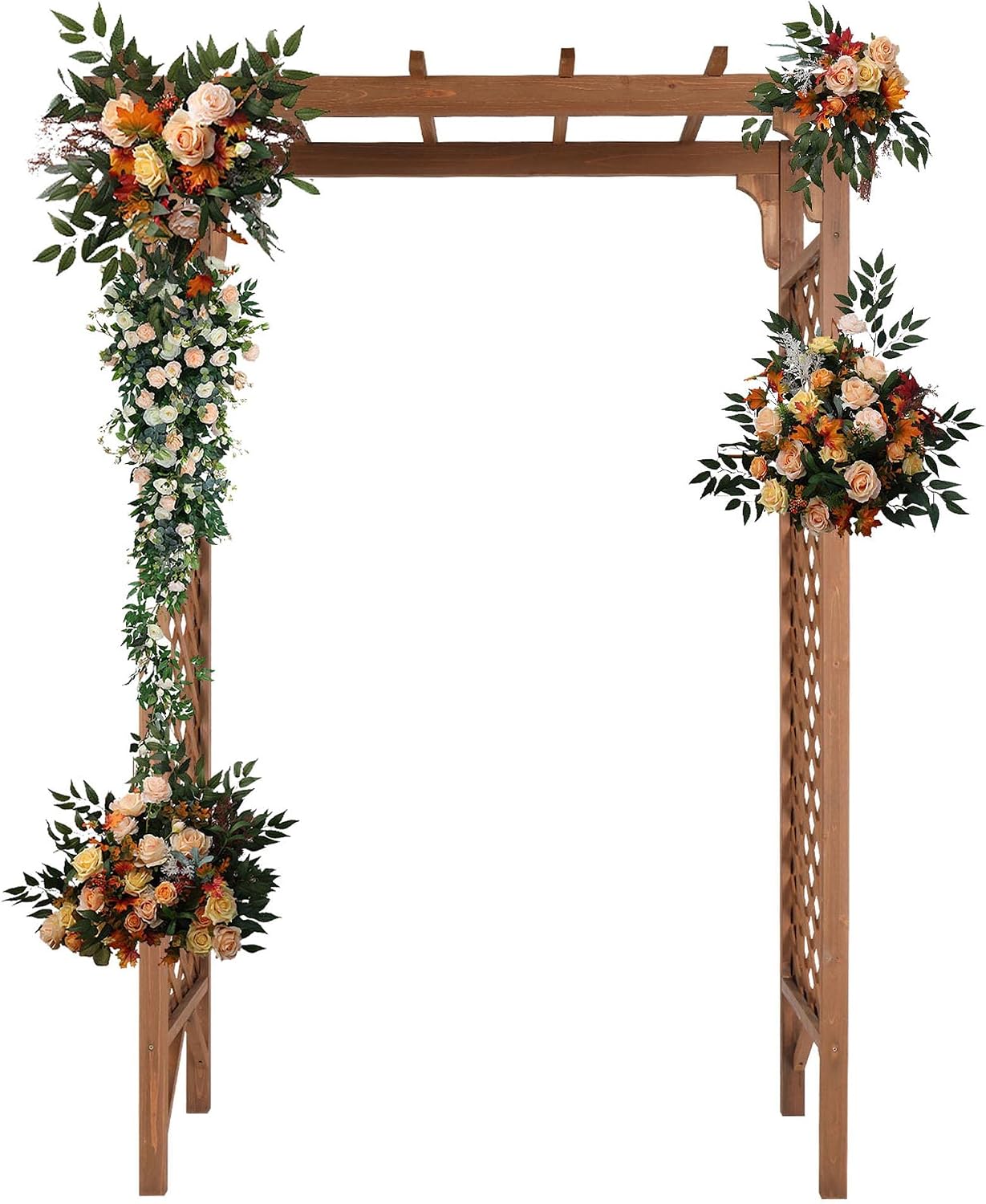 Wood Wedding Garden Plant Arch Trellis