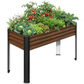 Metal Elevated Raised Garden Planter Bed