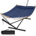 Double Hammock Stand With Pillow Carry Bag