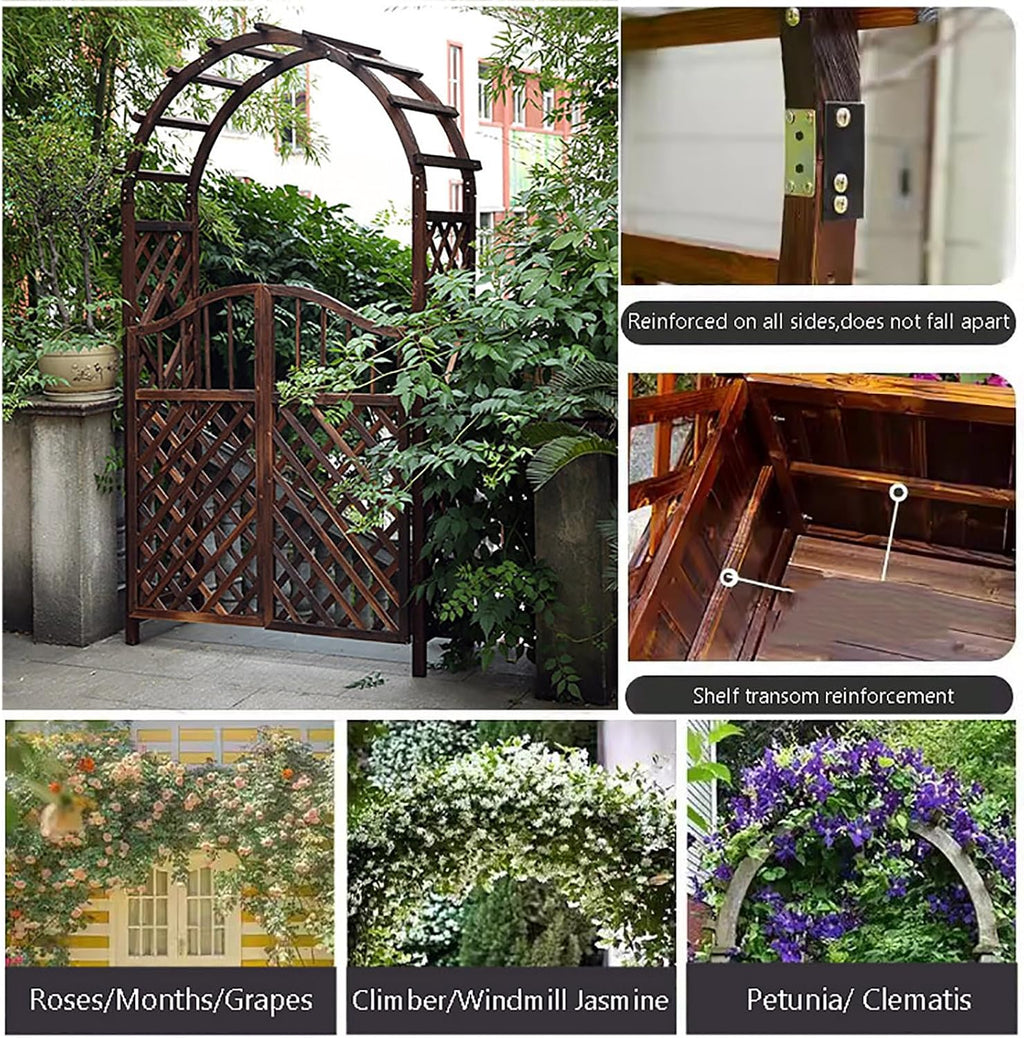 Garden Arch Trellis Plant Support Stand