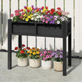 HDPE Elevated Outdoor Garden Planter Box